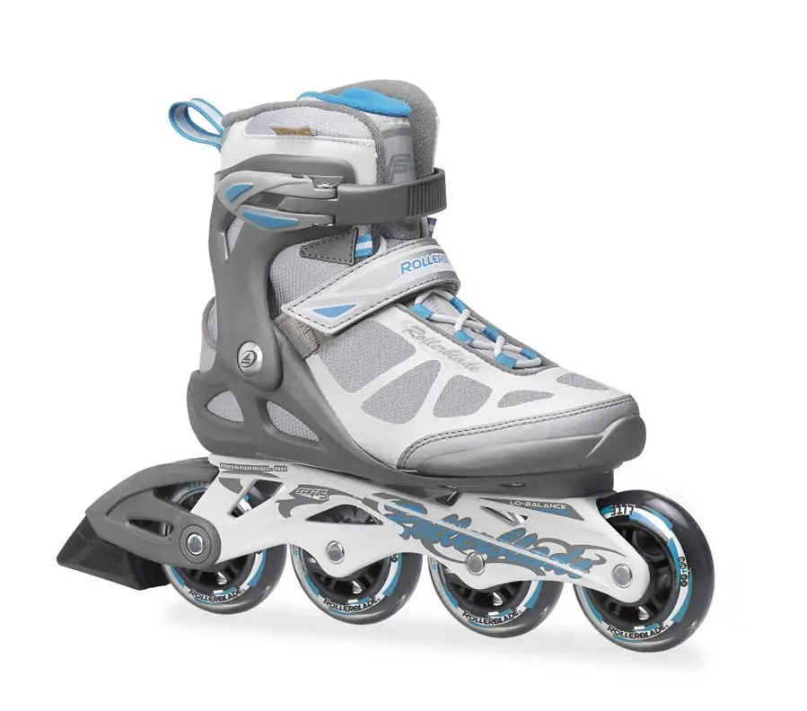 Роликові ковзани для дорослих Rollerblade MACROBLADE W 36 (5.5US) 225мм Anthracite/light blue (07356700 9A6)