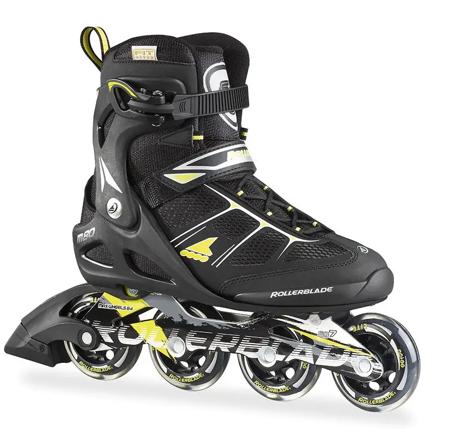 Роликові ковзани для дорослих Rollerblade MACROBLADE 80 M 47 (13US) 310мм Black/lime (07502200 1A1)