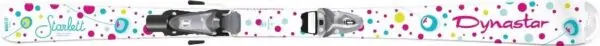 Лижі гірські (комплект) для підлітків Dynastar STARLETT XPRESS+XPRESS KID 100см White (DACJY05+FC1K059)