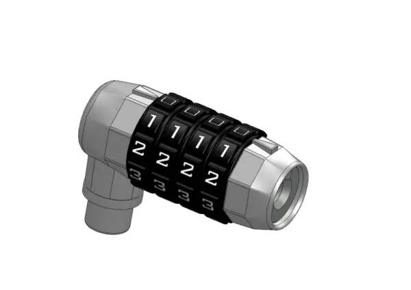 Замок для велосипеда тросовий Cycledesign Number Lock Black (CDLK0001)