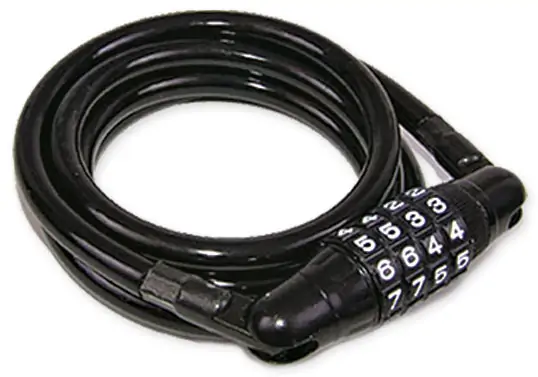 Замок для велосипеда тросовий Cycledesign Number Lock Black (CDLK0001)