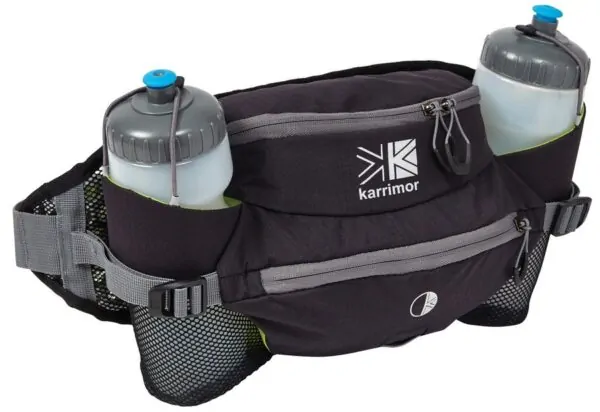 Сумка на пояс Karrimor RAID 5 (INC BOTTLES) Black/grey (KR15005-BKG 5)