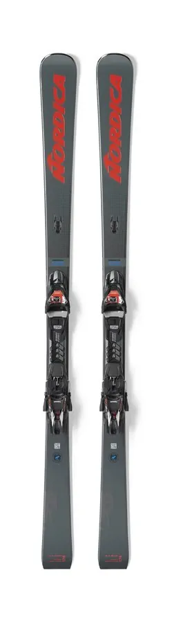 Лижі гірські комплект Nordica DOB.SPITF.76 PRO+TPX12 FDT 168см Grey/red/black (0A124100) WRH