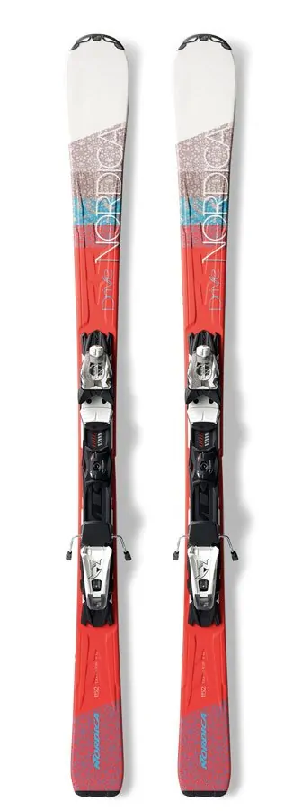Лижі гірські комплект Nordica DRIVE 78 CA EVO+N ADV P.R  W 144см Coral/white (0A5150Q3+0C4040 003)
