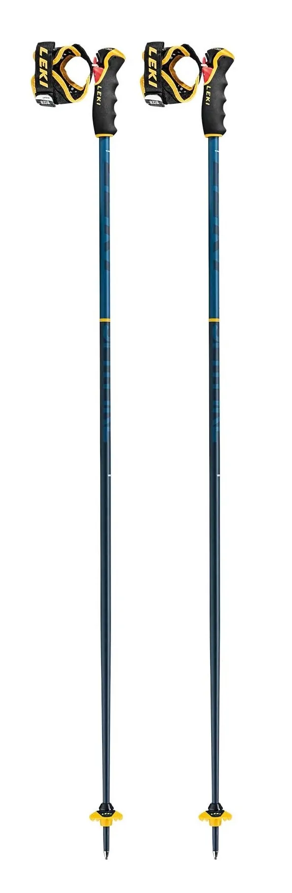 Палиці для гірських лиж Leki SPITFIRE 3D 120см Denim blue/blue/mustard yellow (65068021-WRH)