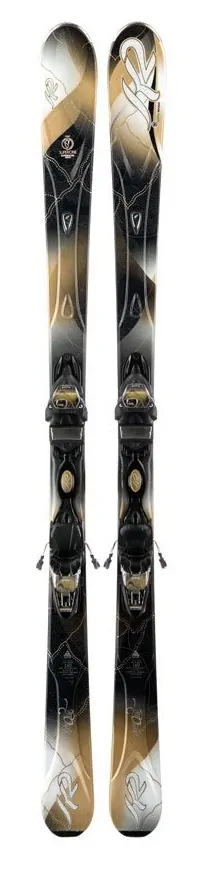 Лижі гірські комплект K2 Superone+MOD 10.0 ER3 146см Black/khaki (1020105.141.1+1021010.141.4)