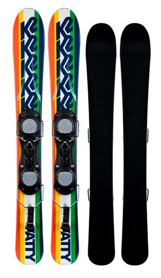 Лижі гірські (cкіборди) K2 Fatty 88см Multicolor/black (10C0305.101.1.88)