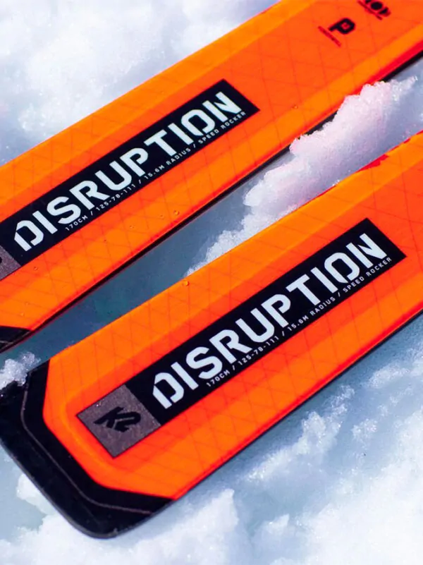 Лижі гірські комплект K2 DISRUPTION 78C+M3 11 COMPACT QKCLK 163см Orange/black (10E0007.242.1+10E1012.142.2)