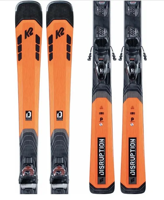 Лижі гірські комплект K2 DISRUPTION 78C+M3 11 COMPACT QKCLK 163см Orange/black (10E0007.242.1+10E1012.142.2)