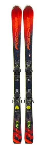 Лижі гірські для підлітків (без кріплень) FISCHER RC4 THE CURV PRO SLR PRO 150см Red/black (A12520.1.150) O