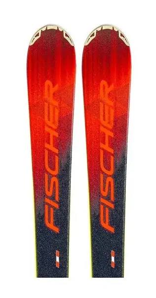 Лижі гірські для підлітків (без кріплень) FISCHER RC4 THE CURV PRO SLR PRO 150см Red/black (A12520.1.150) O