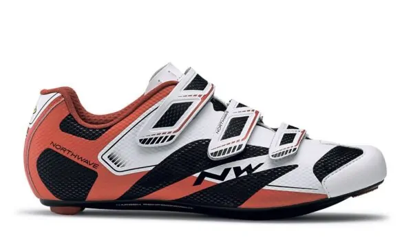 Туфлі велосипедні Northwave SONIC 2 M 42.5 (10.0US) White/black/red (80161015-53) O