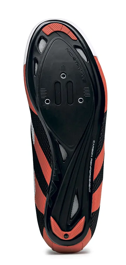 Туфлі велосипедні Northwave SONIC 2 M 42.5 (10.0US) White/black/red (80161015-53) O