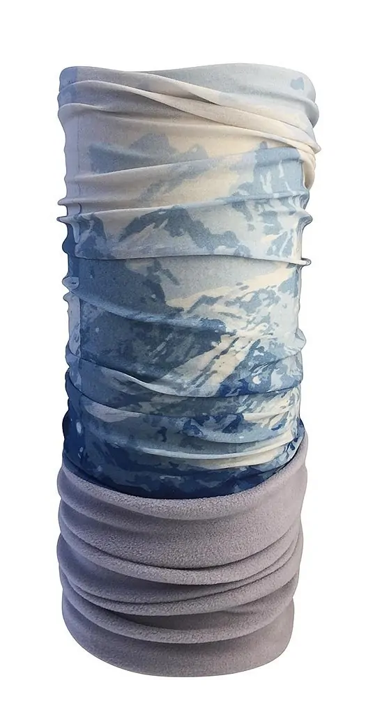 Бандана-бафф багатофункціональна Crow MOUNTAINS One size Grey/blue (CBMS19U5M)