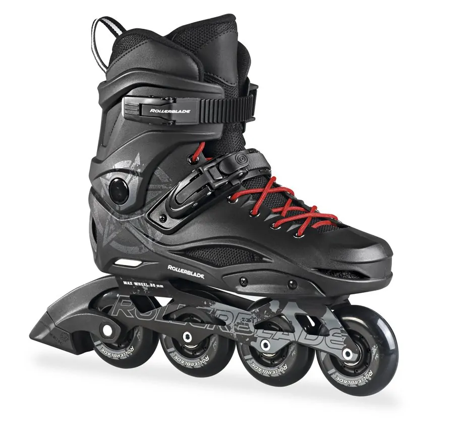 Роликові ковзани для дорослих Rollerblade RB 80 45.5 (12US) 300мм Black/white (07506000 787)