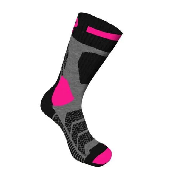 Шкарпетки для туризму жіночі K2 ICE SKATING 39-42 Antra/neon fuxia (12711)