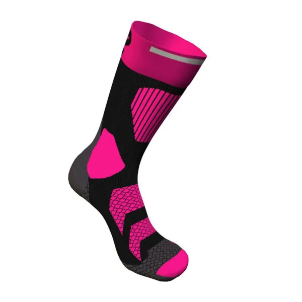 Шкарпетки для туризму жіночі K2 TECH IN-LINE SKATING 35-38 Black/neon fuxia (12712)
