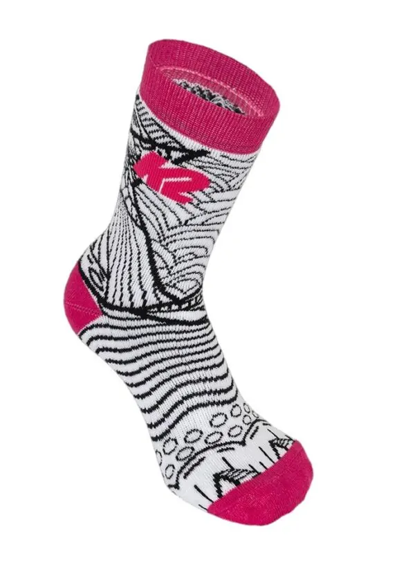 Шкарпетки для туризму дитячі K2 SKATE JUNIOR 2 PACK 31-34 White/pink (15303)