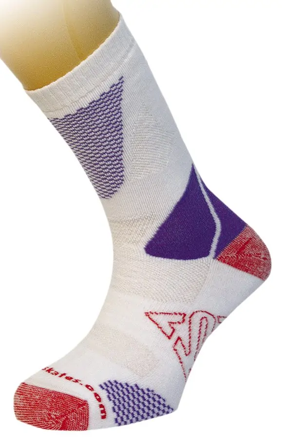 Шкарпетки для туризму жіночі K2 SKATE FITNESS L White/lilac (9387)