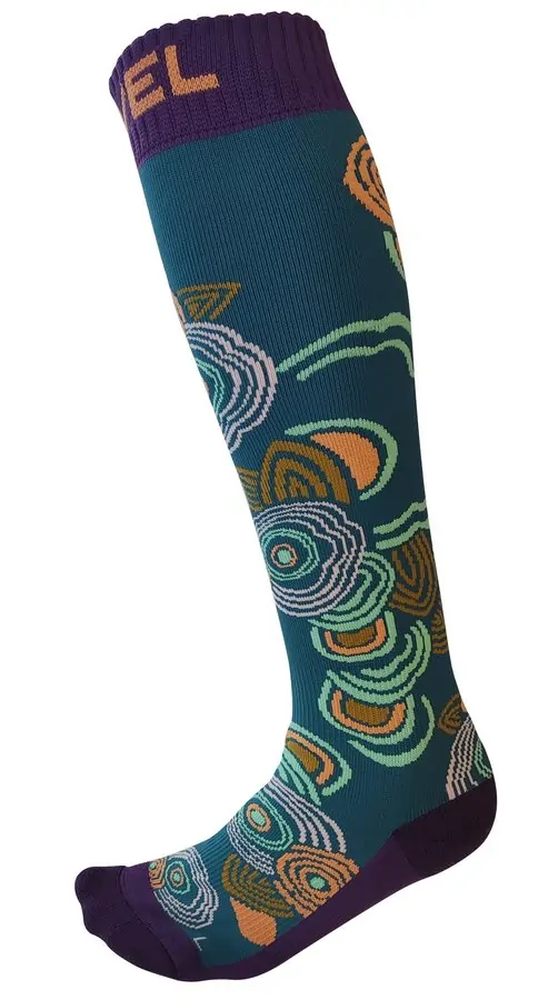 Шкарпетки сноубордичні жіночі Level WILD FLOWER 35-38 Multicolor (LSBS20W1D)
