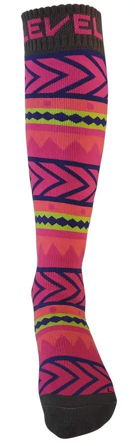Шкарпетки сноубордичні жіночі Level HERRINGBONE 35-38 Fuchsia (LSBS20W2D)