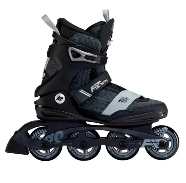 Роликові ковзани для дорослих K2 F.I.T. 80 PRO M 42 (9.0US) 270мм Black/dark grey (30F0143.1.1) O