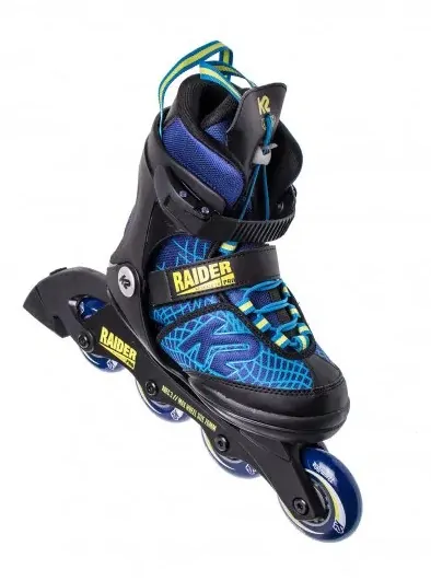 Роликові ковзани дитячі K2 RAIDER PRO M (32-37) 195-230мм Blue/yellow/black (30F0205.1.1)